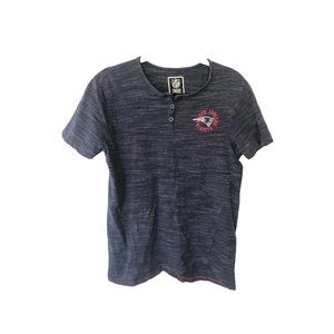 New England Patriots NFL apparel T-Shirt Top Blue Size Medium NFL Football